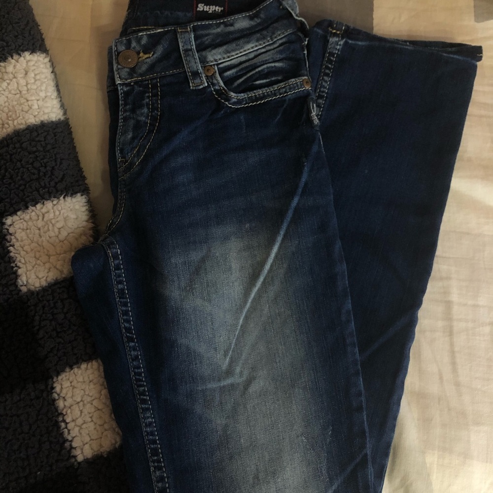 Silver Suki Jeans